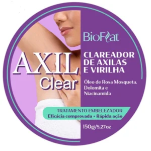 Clareador de Virilha e Axila 150g BioFlat - Creme Clareador Intimo Virilha Clareador Axilclean