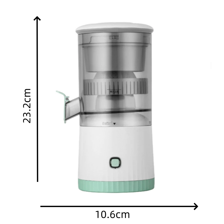 Espremedor Elétrico Laranja Limão Frutas Fazer Sucos Recarregável usb - Imagem 4