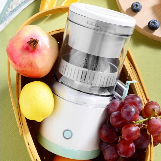 Espremedor Elétrico Laranja Limão Frutas Fazer Sucos Recarregável usb - Imagem 3