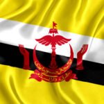 Flag of Brunei.