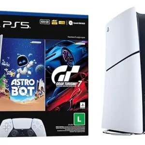 Console Playstation®5 Slim Digital - Pacote Astro Bot E Gran Turismo 7 - Branco