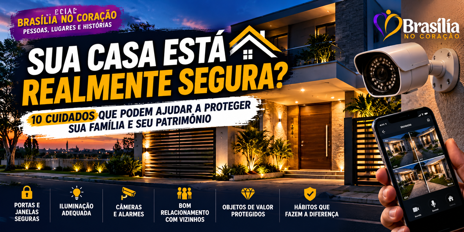 SUA CASA ESTÁ REALMENTE SEGURA? 10 CUIDADOS QUE PODEM AJUDAR A PROTEGER SUA FAMÍLIA E SEU PATRIMÔNIO