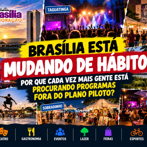 🌆🎭 BRASÍLIA ESTÁ MUDANDO DE HÁBITO: POR QUE CADA VEZ MAIS GENTE ESTÁ PROCURANDO PROGRAMAS FORA DO PLANO PILOTO?