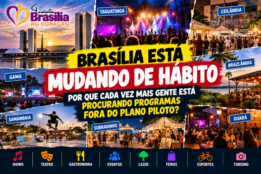 🌆🎭 BRASÍLIA ESTÁ MUDANDO DE HÁBITO: POR QUE CADA VEZ MAIS GENTE ESTÁ PROCURANDO PROGRAMAS FORA DO PLANO PILOTO?