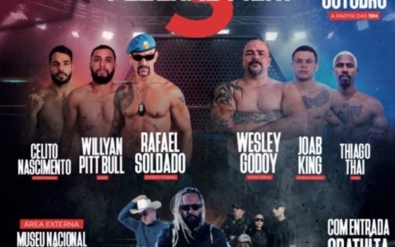 🥊 FEDERAL FIGHT 3: BRASÍLIA RECEBE TRÊS DIAS DE MMA, MÚSICA E ENTRETENIMENTO