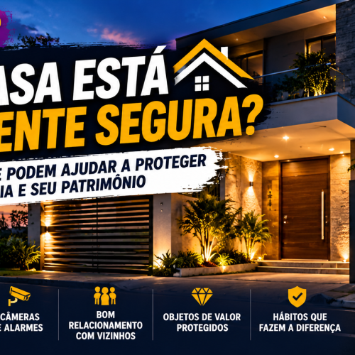 SUA CASA ESTÁ REALMENTE SEGURA? 10 CUIDADOS QUE PODEM AJUDAR A PROTEGER SUA FAMÍLIA E SEU PATRIMÔNIO