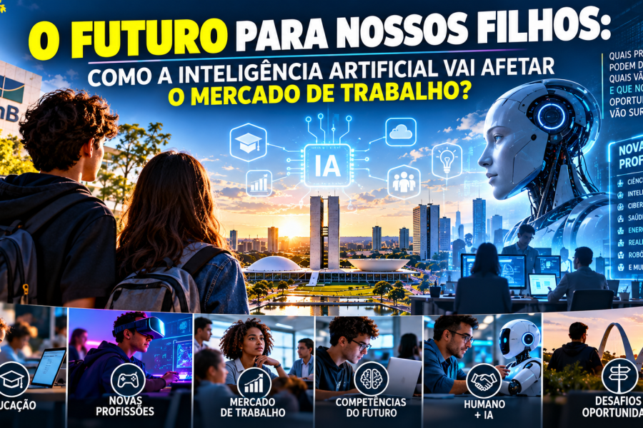 O FUTURO PARA NOSSOS FILHOS, COMO A IA AFETARA O MERCADO DE TRABALHO