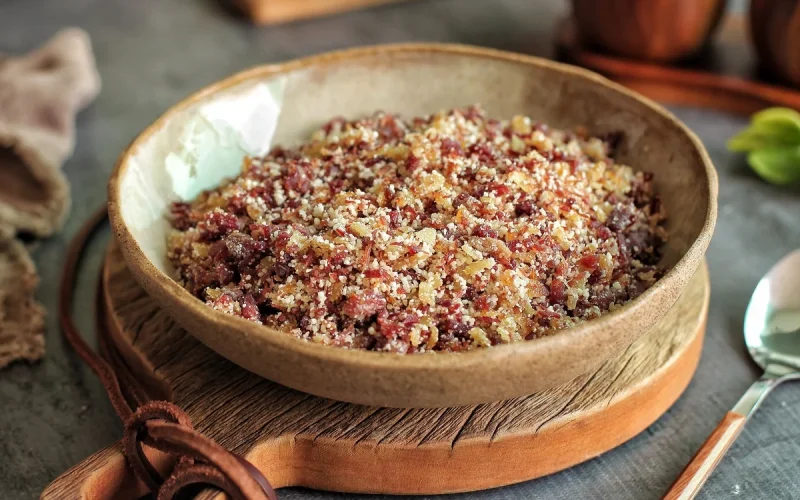 🥩🌾 PAÇOCA DE CARNE SECA: UMA RECEITA FÁCIL, SABOROSA E CHEIA DE BRASIL