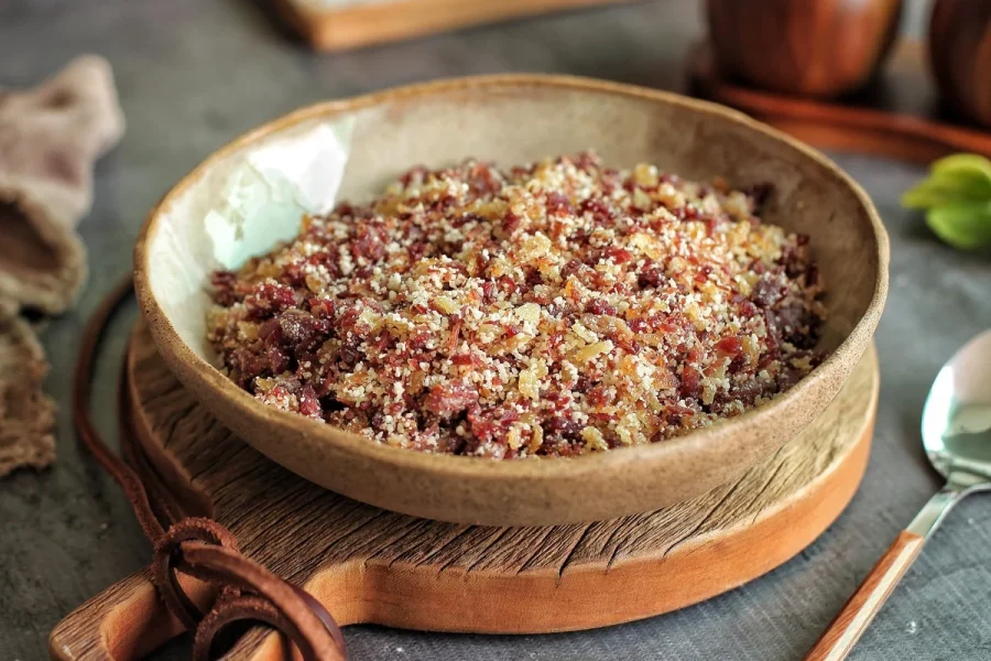 🥩🌾 PAÇOCA DE CARNE SECA: UMA RECEITA FÁCIL, SABOROSA E CHEIA DE BRASIL